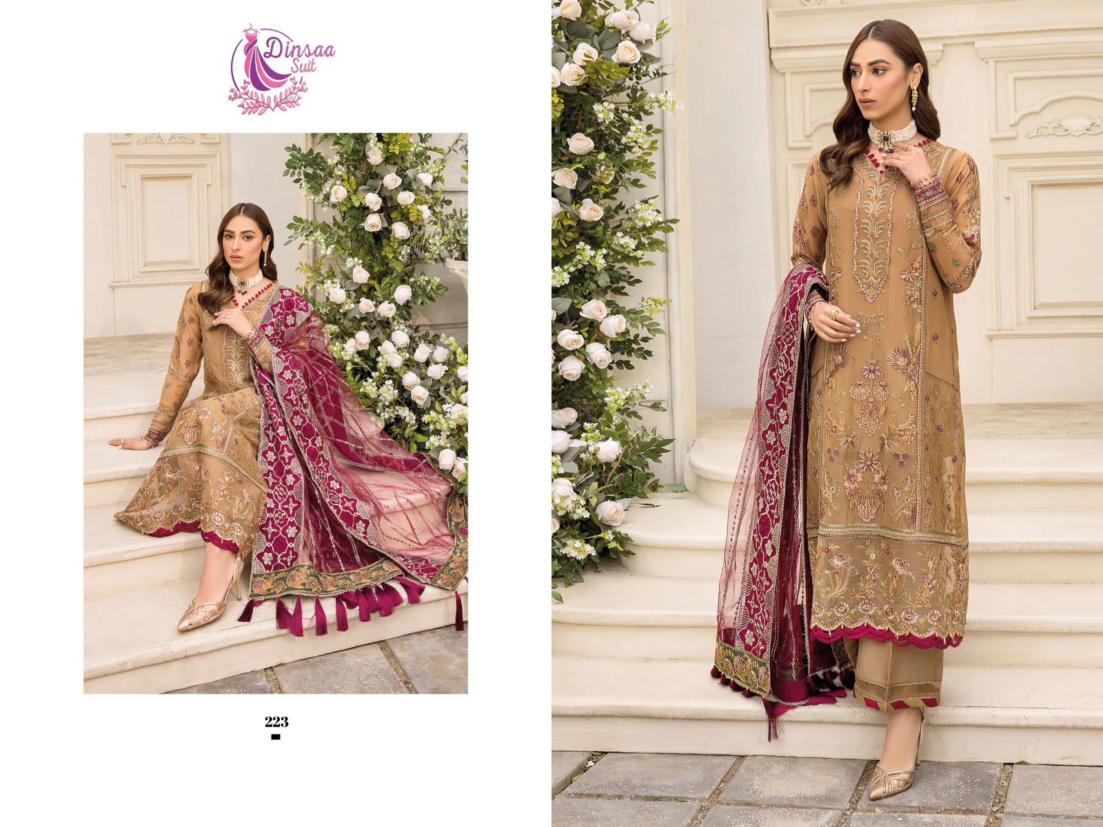 Ramsha Hit Vol 4 By Dinsaa Pakistani Suits Catalog